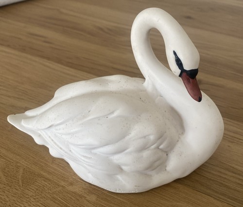 Swan figurine signed - swan, by